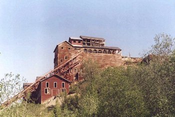The old Kennecott Copper Mine