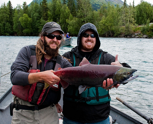 Salmon fishing prince william sound